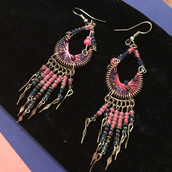 Dream Catcher Earrings - Picture 2 of 2
